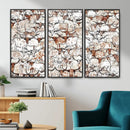 Abstract Longhorn Herd Wall Art Canvas Print - Abstract by MyGreatCanvas | Canvas Wall Art Prints | Photo Prints & Wall Decor