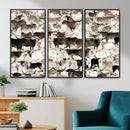 Abstract Texas Longhorn Print - Longhorn Herd Print for by MyGreatCanvas | Canvas Wall Art Prints | Photo Prints & Wall Decor