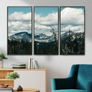Mountain Forest Wall Art Canvas Print, Alpine Pine Tree by MyGreatCanvas | Canvas Wall Art Prints | Photo Prints & Wall Decor