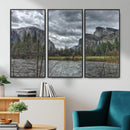 Yosemite Valley River Wall Art Canvas Print, Granite Cliffs by MyGreatCanvas | Canvas Wall Art Prints | Photo Prints & Wall Decor