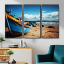 Fishing Boats Wall Art Canvas Print, Coastal Boat Beach by MyGreatCanvas | Canvas Wall Art Prints | Photo Prints & Wall Decor
