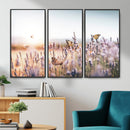 Lavender Field Wall Art Canvas Print, Butterfly Floral by MyGreatCanvas | Canvas Wall Art Prints | Photo Prints & Wall Decor