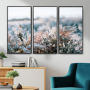 Frosted Fern Wall Art Canvas Print, Soft Winter Botanical by MyGreatCanvas | Canvas Wall Art Prints | Photo Prints & Wall Decor