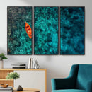 Turquoise Ocean Boat Wall Art Canvas Print by MyGreatCanvas | Canvas Wall Art Prints | Photo Prints & Wall Decor