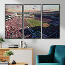 Ole Miss Rebels Vaught Hemingway Stadium Wall Art Canvas