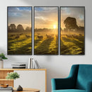 Sheep Wall Art Canvas Print – Rural Farm Animal Artwork by MyGreatCanvas | Canvas Wall Art Prints | Photo Prints & Wall Decor