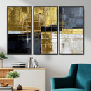 Gold Navy Abstract Wall Art Canvas Print, Modern Luxury by MyGreatCanvas | Canvas Wall Art Prints | Photo Prints & Wall Decor