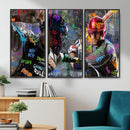 Graffiti Baseball Player Street Art Wall Art Canvas Print by MyGreatCanvas | Canvas Wall Art Prints | Photo Prints & Wall Decor