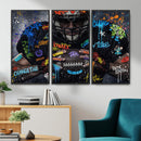 Graffiti American Football Player Street Art Wall Art Canvas by MyGreatCanvas | Canvas Wall Art Prints | Photo Prints & Wall Decor