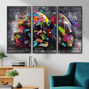 Graffiti American Football Helmet Street Art Wall Art Canvas by MyGreatCanvas | Canvas Wall Art Prints | Photo Prints & Wall Decor