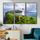 Coastal Lighthouse Wall Art Canvas Print, Cliffside Ocean by MyGreatCanvas | Canvas Wall Art Prints | Photo Prints & Wall Decor