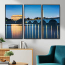 Washington DC Wall Art Canvas Print – Lincoln Memorial Night by MyGreatCanvas | Canvas Wall Art Prints | Photo Prints & Wall Decor