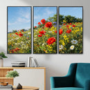 Wildflower Meadow Wall Art Canvas Print – Colorful Poppy and by MyGreatCanvas | Canvas Wall Art Prints | Photo Prints & Wall Decor