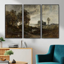 Adolf Dressler Landscape of the Oder River Wall Art Canvas by MyGreatCanvas | Canvas Wall Art Prints | Photo Prints & Wall Decor