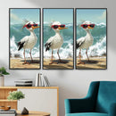 Funny Seagull Wall Art Canvas Print Beach Birds With by MyGreatCanvas | Canvas Wall Art Prints | Photo Prints & Wall Decor