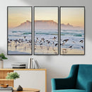 Seagulls Over Ocean Wall Art Canvas Print – Coastal Beach by MyGreatCanvas | Canvas Wall Art Prints | Photo Prints & Wall Decor