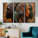 Abstract Afro American Women Wall Art Canvas Print by MyGreatCanvas | Canvas Wall Art Prints | Photo Prints & Wall Decor