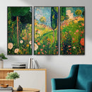 Gustav Klimt Boho Mountain Landscape Large Wall Art, by MyGreatCanvas | Canvas Wall Art Prints | Photo Prints & Wall Decor