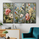 Vintage Birds and Flowers Wall Art Canvas Print, Botanical by MyGreatCanvas | Canvas Wall Art Prints | Photo Prints & Wall Decor