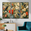 Vintage Birds and Flowers Wall Art Canvas Print, Botanical by MyGreatCanvas | Canvas Wall Art Prints | Photo Prints & Wall Decor