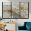 White Gold Floral Canvas Wall Art — Textured Flower Print | by MyGreatCanvas | Canvas Wall Art Prints | Photo Prints & Wall Decor
