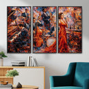Jazz Band Canvas Wall Art — Jazz Club Singer Saxophone Print by MyGreatCanvas | Canvas Wall Art Prints | Photo Prints & Wall Decor