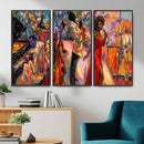 African American Jazz Singer Canvas Art — Red Dress Black by MyGreatCanvas | Canvas Wall Art Prints | Photo Prints & Wall Decor