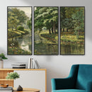 Forest Stream Canvas Wall Art, Peder Monsted A Forest Stream by MyGreatCanvas | Canvas Wall Art Prints | Photo Prints & Wall Decor