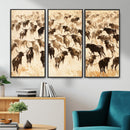 Texas Longhorn Sepia Canvas Wall Art, Western Cattle by MyGreatCanvas | Canvas Wall Art Prints | Photo Prints & Wall Decor