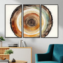 Natural Wood Slice Wall Art Canvas Print, Tree Ring Wall by MyGreatCanvas | Canvas Wall Art Prints | Photo Prints & Wall Decor