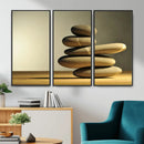 Zen Stone Wall Art Canvas Print, Balanced Rock Stack Framed by MyGreatCanvas | Canvas Wall Art Prints | Photo Prints & Wall Decor