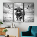 Texas Longhorn Canvas Wall Art Western Bull Desert Moody by MyGreatCanvas | Canvas Wall Art Prints | Photo Prints & Wall Decor