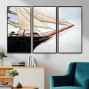 Sailboat Wall Art Canvas Print, Vintage Ship Bow Framed by MyGreatCanvas | Canvas Wall Art Prints | Photo Prints & Wall Decor