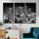 Charlotte Skyline Canvas Wall Art Print – North Carolina Cityscape Photography Print by MyGreatCanvas | Canvas Wall Art Prints | Photo Prints & Wall Decor