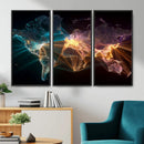 World Map and Global Flight Routes Map Canvas Wall Art, Worldwide Aviation Network Print, International Air Travel Wall Decor by MyGreatCanvas | Canvas Wall Art Prints | Photo Prints & Wall Decor