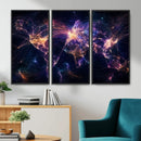 Global Flight Routes Map Canvas Wall Art, Worldwide Aviation Network Print, International Air Travel Wall Decor by MyGreatCanvas | Canvas Wall Art Prints | Photo Prints & Wall Decor