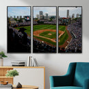 Chicago Cubs Baseball Team Print - Wrigley Field Stadium
