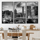 Black and White Atlanta Wall Art Canvas Print by MyGreatCanvas | Canvas Wall Art Prints | Photo Prints & Wall Decor