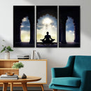 Women and Yoga Wall Art Canvas Print