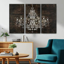 Rustic Chandelier Canvas Print by MyGreatCanvas | Canvas Wall Art Prints | Photo Prints & Wall Decor