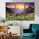 Mountain and Spring Wall Art Canvas Print by MyGreatCanvas | Canvas Wall Art Prints | Photo Prints & Wall Decor