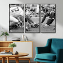 American Football Player Wall Art Canvas Print by MyGreatCanvas | Canvas Wall Art Prints | Photo Prints & Wall Decor