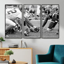 American Football Player Wall Art Canvas Print
