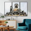 Buddha Statue Wall Art Canvas Print