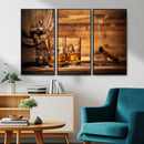 Rustic Whiskey and Barrel Canvas Print by MyGreatCanvas | Canvas Wall Art Prints | Photo Prints & Wall Decor