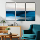 Dark Blue Abstract Wall Art Canvas Print by MyGreatCanvas | Canvas Wall Art Prints | Photo Prints & Wall Decor