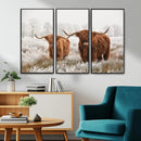Longhorn Cattle Wall Art Canvas Print, Framed Farmhouse by MyGreatCanvas | Canvas Wall Art Prints | Photo Prints & Wall Decor