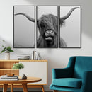 Texas Cow Wall Art Canvas, Texas Longhorn Cattle Canvas by MyGreatCanvas | Canvas Wall Art Prints | Photo Prints & Wall Decor
