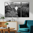 Western Home Wall Art Canvas Print, Framed Texas Longhorn by MyGreatCanvas | Canvas Wall Art Prints | Photo Prints & Wall Decor