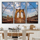 Brooklyn Bridge Manhattan Wall Art Canvas Print by MyGreatCanvas | Canvas Wall Art Prints | Photo Prints & Wall Decor